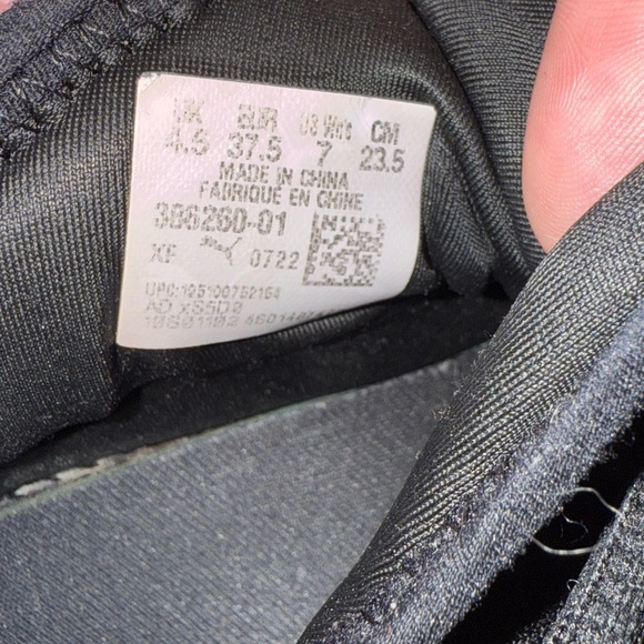Puma Black Athletic Shoes Women’s Size 7 - Picture 5 of 5